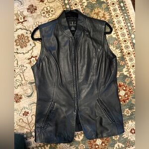 INC International Concepts Women's Leather Vest